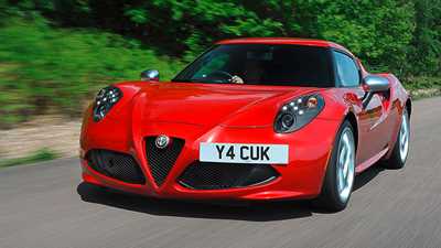 Finally - a right-hand drive Alfa Romeo 4C, driven in the UK