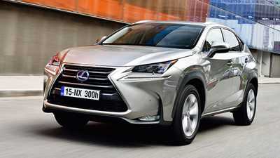 New 2014 Lexus NX 300h hybrid driven in the UK