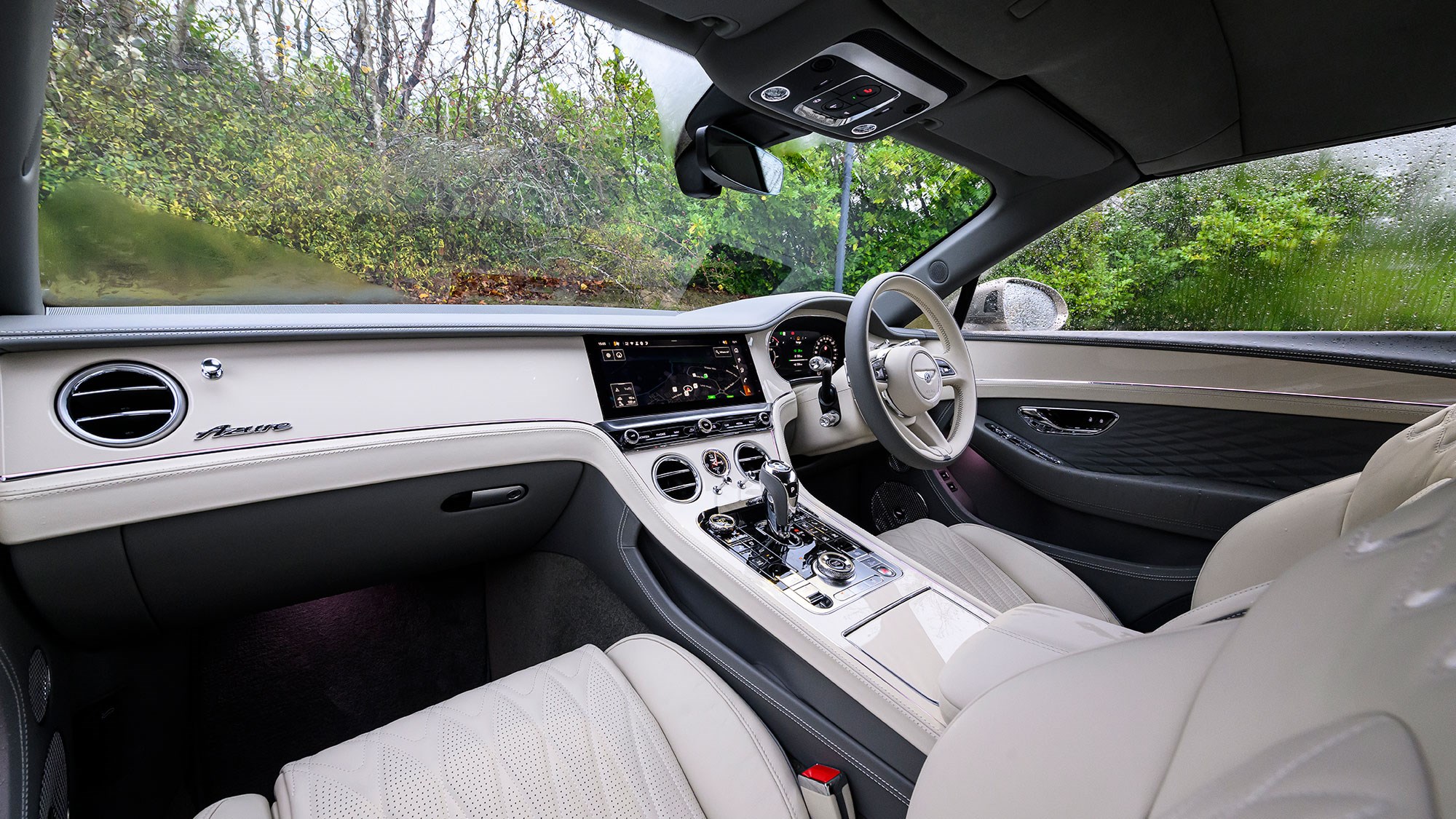 Bentley Continental GT Convertible (2025) review: front seats and dashboard