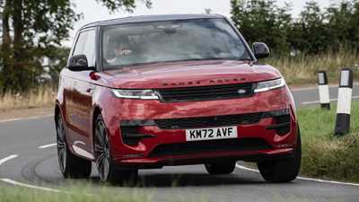 Range Rover Sport front cornering