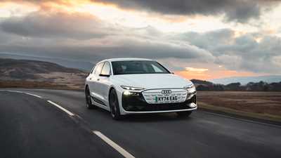 Audi S6 Avant e-Tron front driving