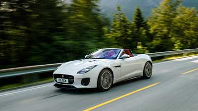 The new four-cylinder Jaguar F-Type Convertible