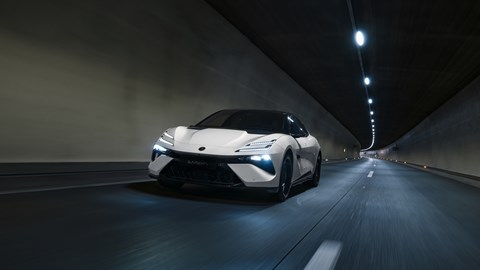 Lotus Emeya in a tunnel