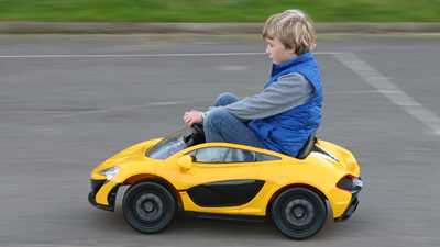 The all-electric Ride On McLaren P1 